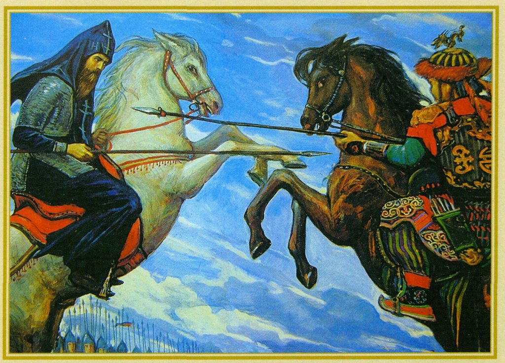 Преподобный Александр Пересвет, воин, схимонах