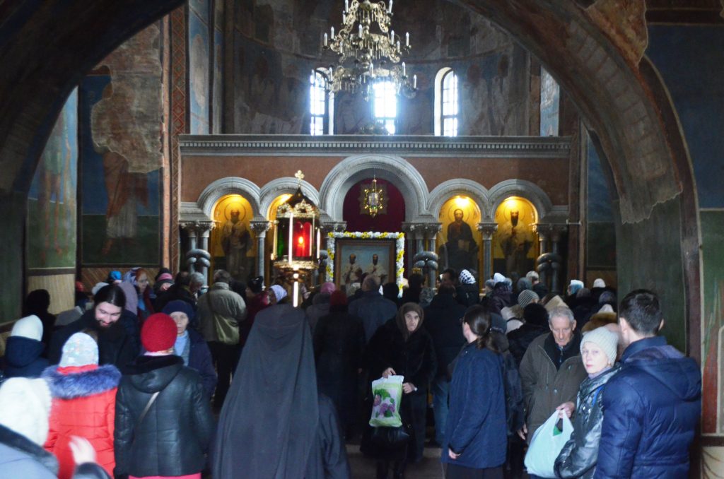 Престольный праздник в одном из древнейших на Руси киевском Кирилловском монастыре