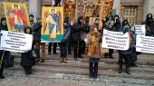 Православные пикетировали Кличко