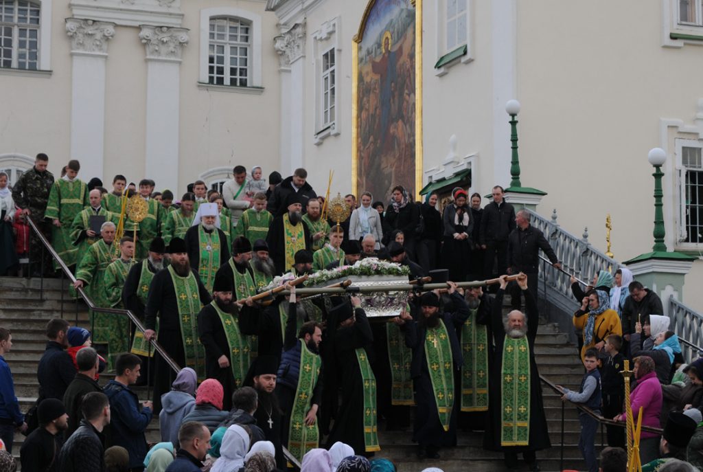 Торжества в Почаевской Лавре в день памяти прп. Амфилохия