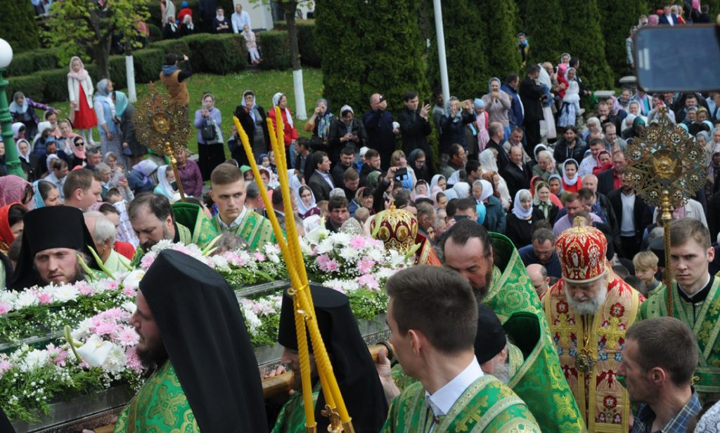Торжества в Почаевской Лавре в день памяти прп. Амфилохия